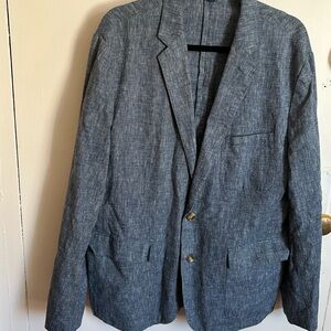 J.Crew Linen Blend Unlined Sport Coat